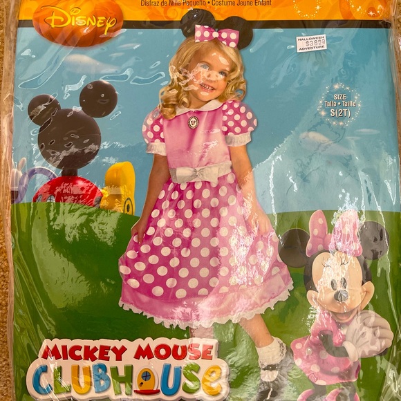 Mickey Mouse Clubhouse Minnie Mouse Toddler Costume - Picture 1 of 1